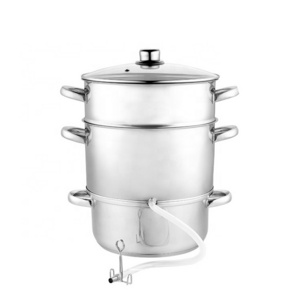 Stainless steel 8L fruit juicer steamer vegetable juice steamer pot cookware set