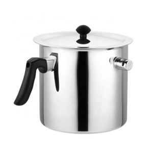 Elegant style cookware stainless steel double wall whistling milk pot cooking pot