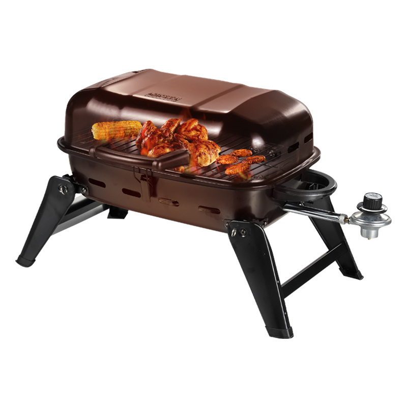 Manufacturer Supplier Camping Barbecue Folding portable BBQ Gas Grill gas bbq grill outdoor stainless steel