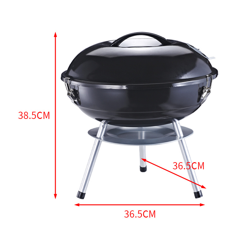 Mini Portable Outdoor Stainless steel charcoal BBQ grills Multi-function barbecue grill