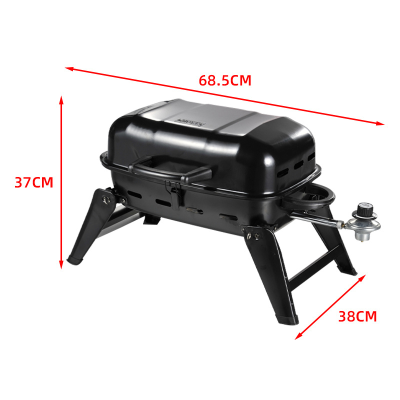 Manufacturer Supplier Camping Barbecue Folding portable BBQ Gas Grill gas bbq grill outdoor stainless steel