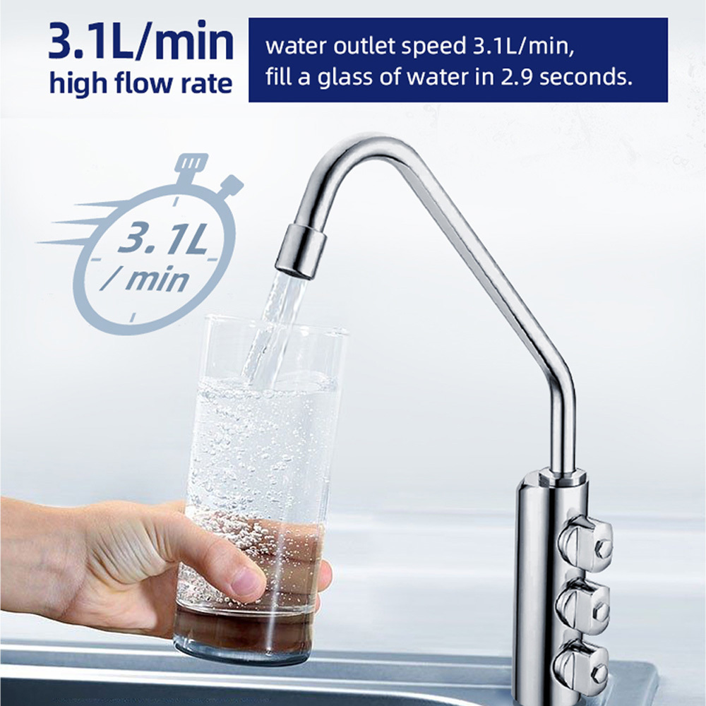 Sparkling Water Drinking Filter Tap Bar Spigot Sink Filtered Kitchen Faucet Instant Hot Cold Soda And Sparkling Water Dispenser