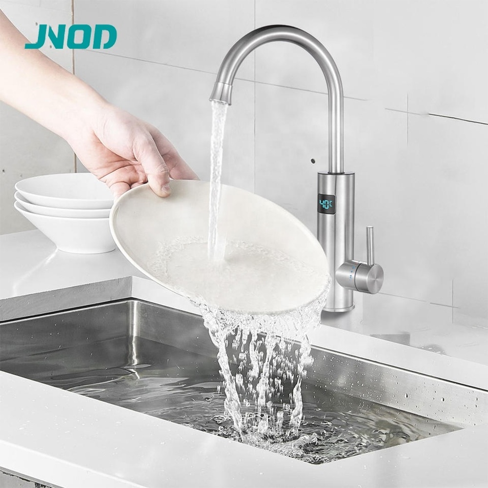 Jnod Led Digital Display Instant Heater Tap Kitchen And Bathroom Electric Heater Faucets Instant Hot Water Tap Heating Faucets