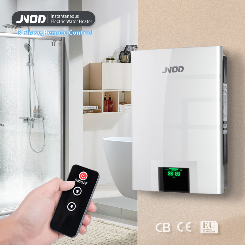 JNOD High Efficiency Electric Water Heater Tankless 400V with LED Display Instant Electric Water Heater