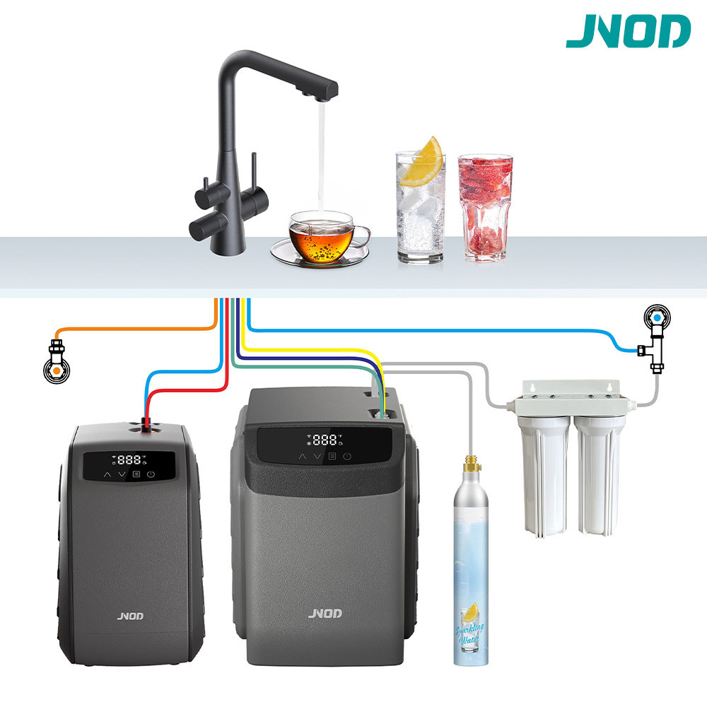 Under Counter Water Dispenser Soda Maker Co2 Cylinder Under Sink Sparkling Water Maker Tap for Home