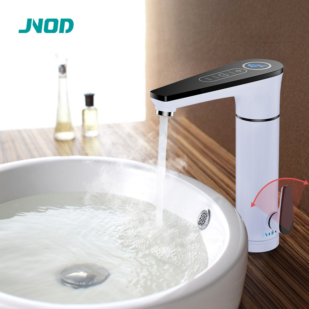 3300W LCD Display Deck Mounted Electric Heating Faucet Instant Electric Water Hearer Tap