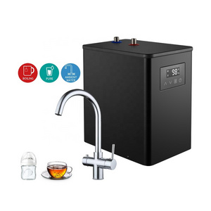 Instant Electric Water Heater Tap 3 In 1 Boiling Water Faucet With Water Tank Control