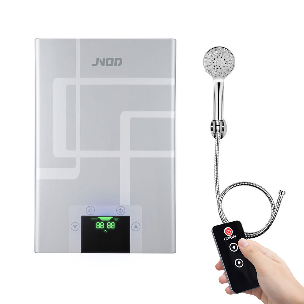 JNOD High Efficiency Electric Water Heater Tankless 400V with LED Display Instant Electric Water Heater