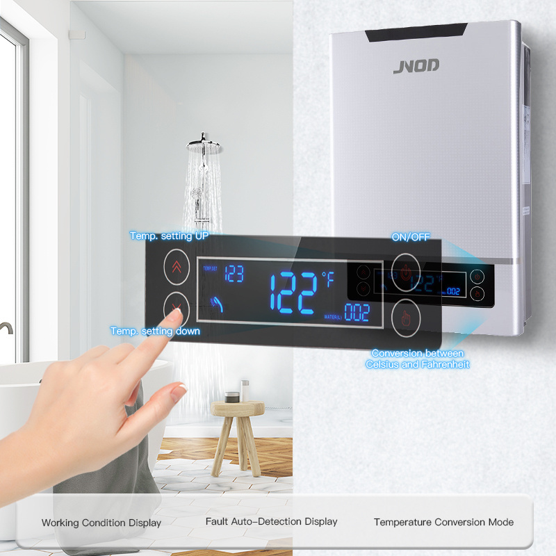 JNOD 230V Electric Tankless Water Heater High Quality Water Geyser Instant Hot Water Heater