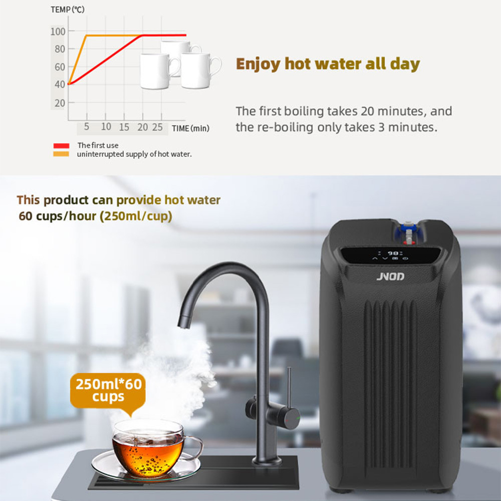 Jnod Oem 4 In1 Tap Manufacturing Smart Programmable Commercial Electric Hot and Cold Desktop Water Dispenser at Home 1500W 3L