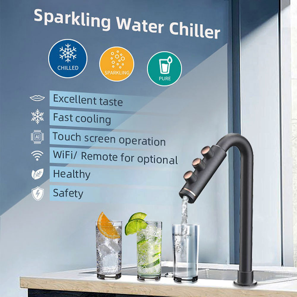 Under Counter Water Dispenser Soda Maker Co2 Cylinder Under Sink Sparkling Water Maker Tap for Home