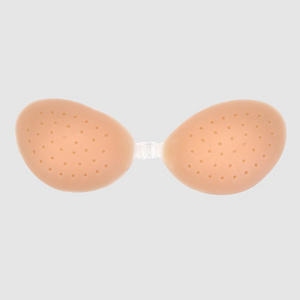 Strapless Breathable Invisible Adhesive Comfortable Air holes Silicone Bra