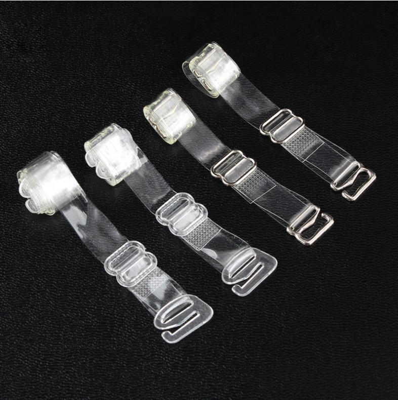 Women's Invisible No-slip Bra Strap Bra Strap Adjuster Sliders for Underwear Adjustable Shoulder Elastic Clear Strap