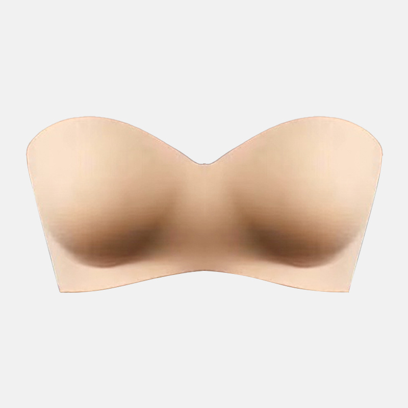 Custom Anti-Bacterial Women's No Shoulder Strap Bra Strapless Bra For Big Boobs