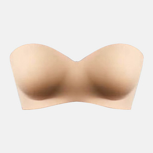 Custom Anti-Bacterial Women's No Shoulder Strap Bra Strapless Bra For Big Boobs