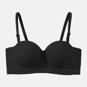 Strapless Underwear Tube Top Non-Slip Sexy Half Cup Bra Small Breast Size Seamless Strapless Bra