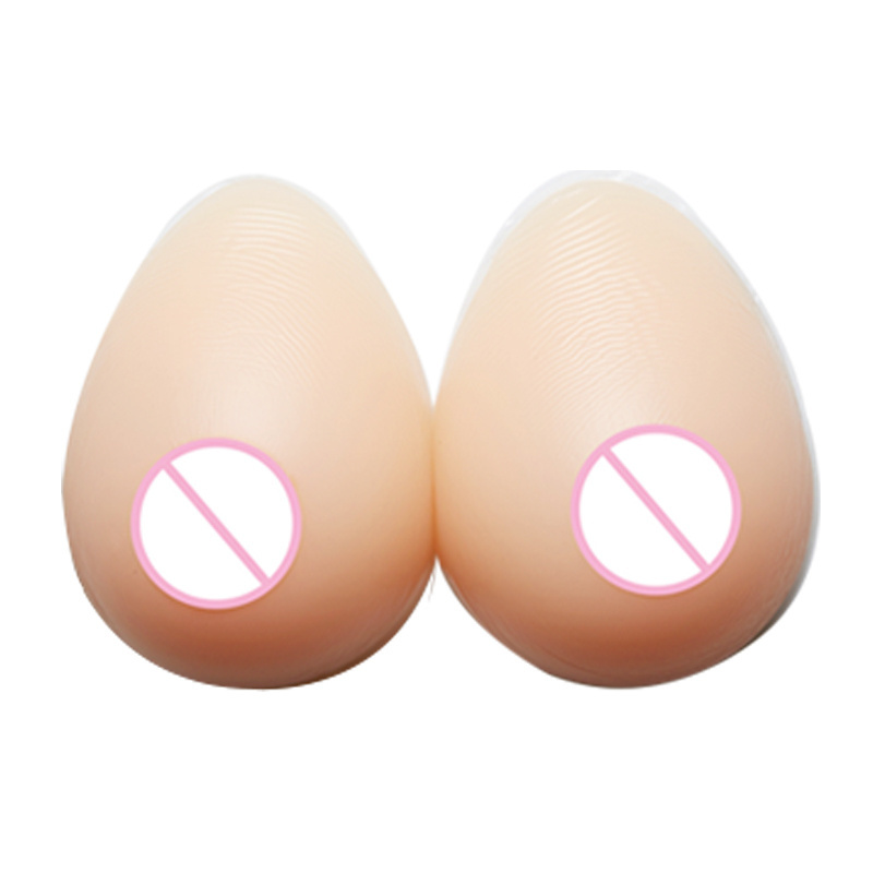 Artificial Crossdresser Prosthesis Nude Silicone Breast Forms Drag Queen Boobs Silicone Breast