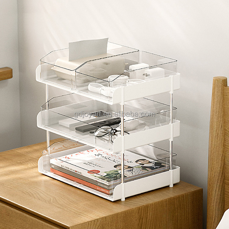 Storage Drawers Desk Organizer Plastic Bin Stackable Desk Organizer Drawers Desktop Storage Box