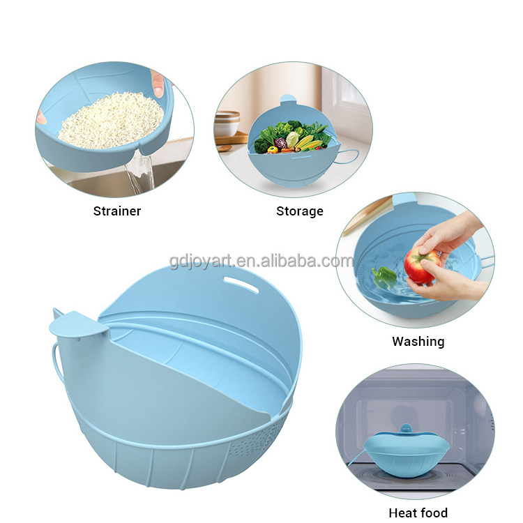 Stable quality Collapsible Colander Fruit And Vegetable Strainer Basket With Kitchen Washing Draining