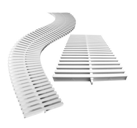 Swimming Pool PP Material Three Holes Flexible Drain Cover Portable Overflow Gutter Grates Grating