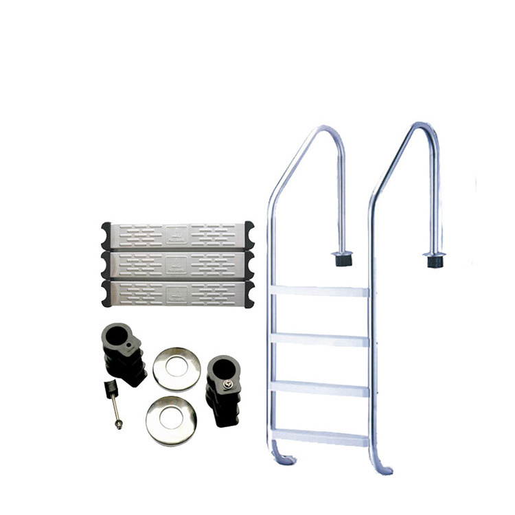 Factory Price Stainless Steel 304 Swimming Pool Ladder Outdoor With Safety Handrail For Pool Ladder