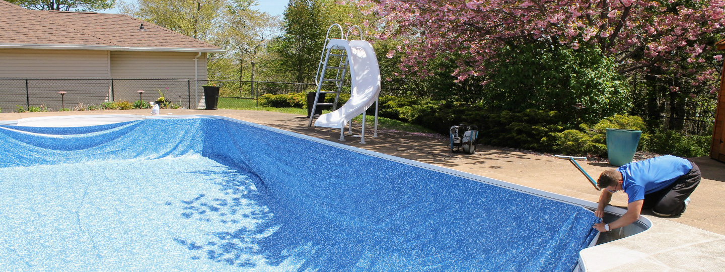 Factory Prices Piscina Accessories 1.5mm Reinforced Ocean Blue Pool Pvc Liner With Anti-uv For Inground Swimming Pools