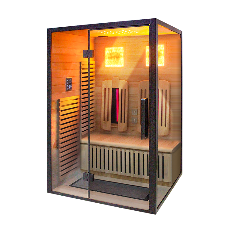 Wholesale Price Sauna Room Far Infrared Smart Control Panel Customized Seat Indoor Sauna Room