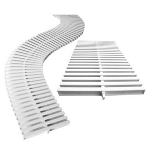 Cheap PP Material Portable Swimming Pool Drain Gutter Overflow Grating