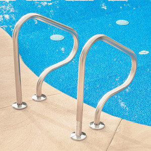 Portable Stainless Steel 304/316 Flange Swimming Pool Handrail