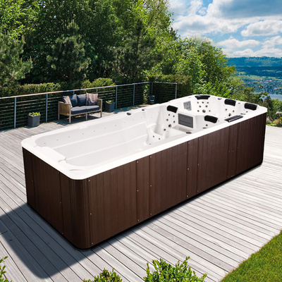 Joyspa Factory Endless Outdoor 4 Persons Balboa System Acrylic Whirlpool Massage Large Swimming Pool Spa