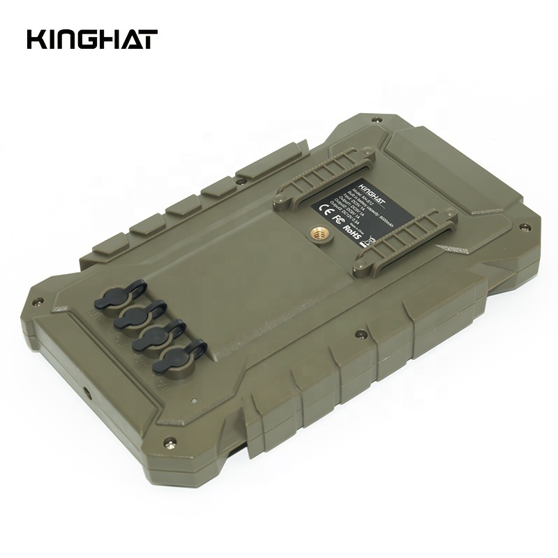 Solar Trail Camera Charger Battery 8000mAh with Monocrystal Silicon Panel 1.8W Output 5/6/12V