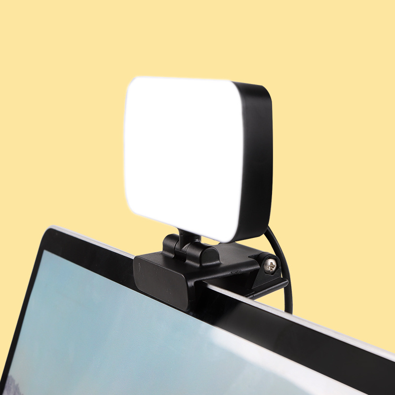 Portable Light for Laptop Computer Desktop selfie fill light Adjustable Video Conference Lighting Kit