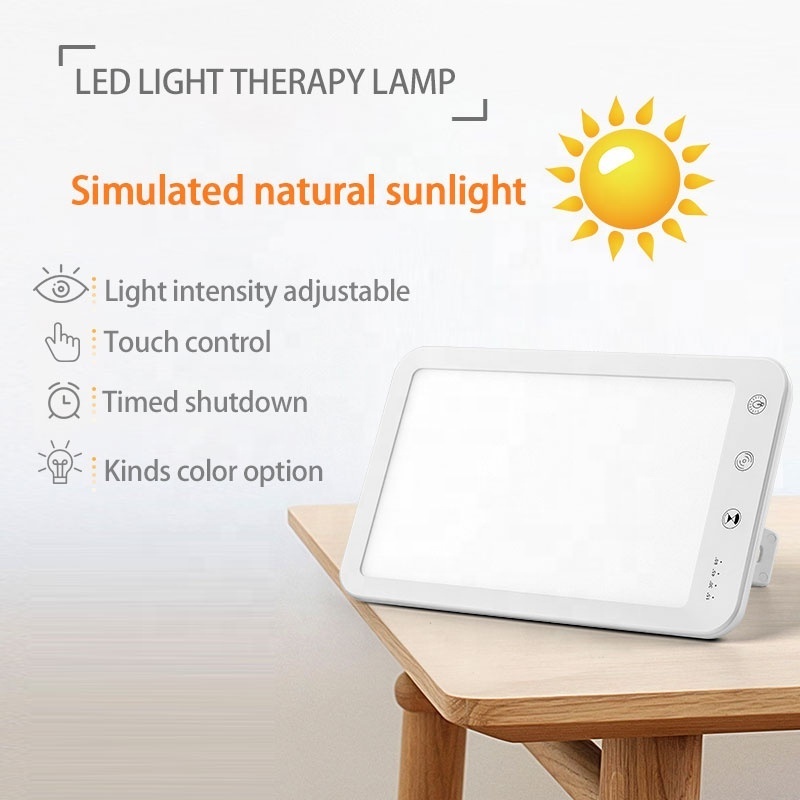 JSK-30 UV-Free LED Sun Lamp Timer Function Adjustable Brightness 10000LUX Full Spectrum LED Therapy Light for relaxing mood