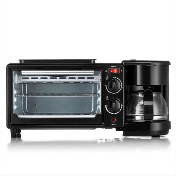 Good Quality TOASTER OVEN Coffee Maker machine family electric 3 in 1 Breakfast Makers