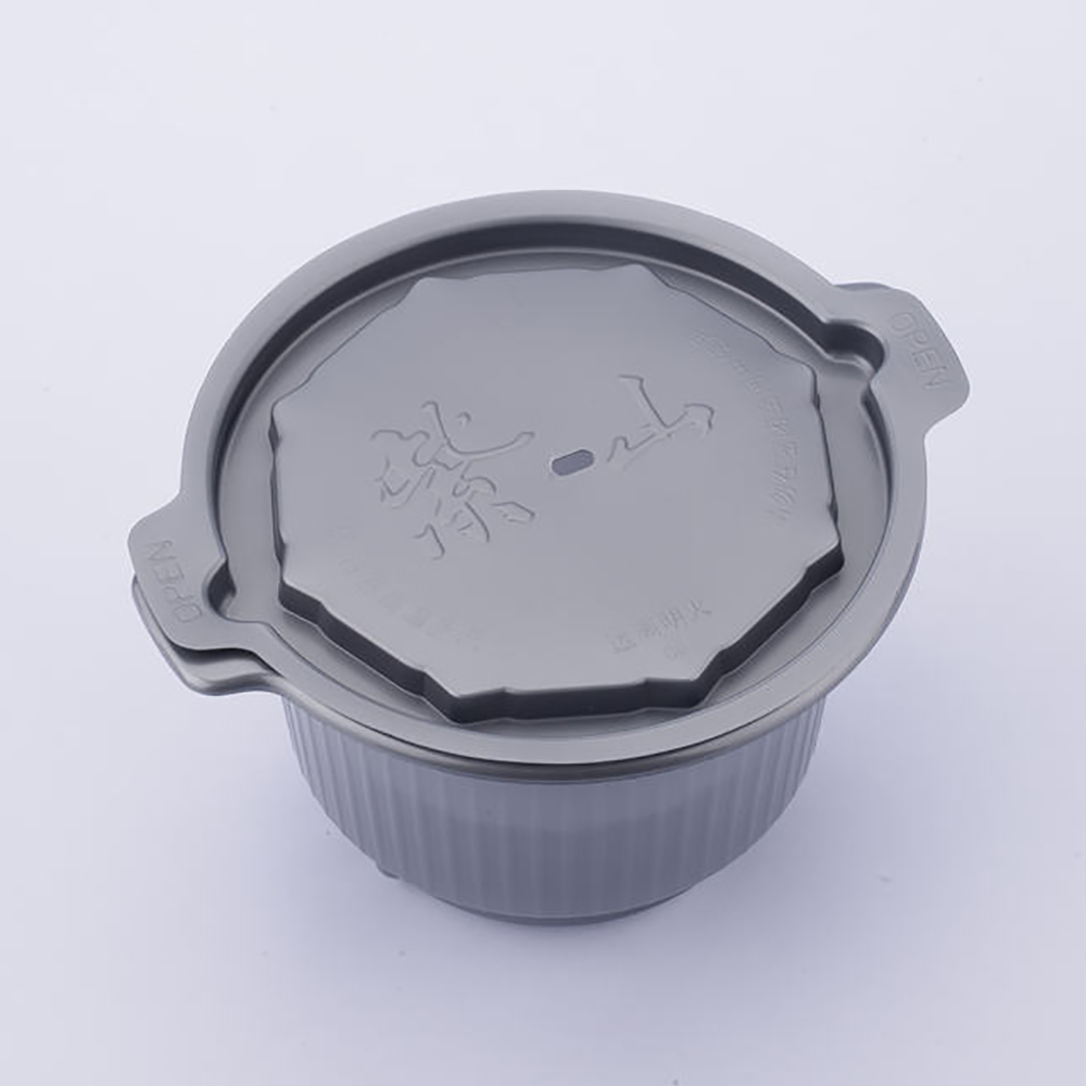 Free Sample Popular Portable Disposable Plastic Food Takeaway Boxes Self Heating Hot Pot Instant Food Packaging