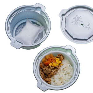 Free Sample Popular Portable Disposable Plastic Food Takeaway Boxes Self Heating Hot Pot Instant Food Packaging