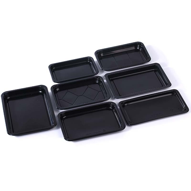 High Quality Custom Disposable Plastic PP Food Tray for Meat Packaging Prepared Food Modified atmosphere Vacuum Tray