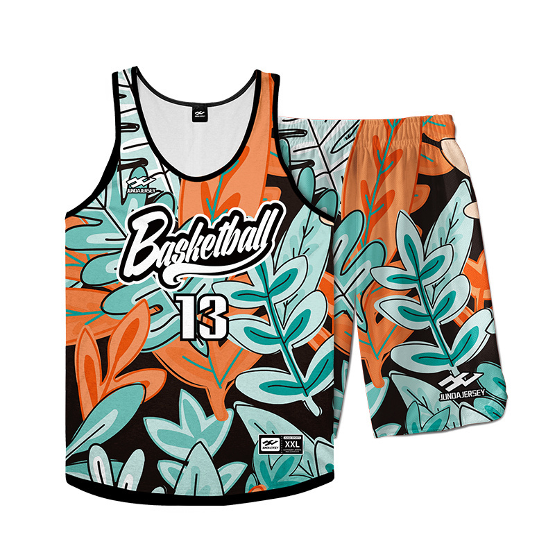 Junda Wholesale Fashion 100% Polyester Summer Custom Logo sports wear And Team wear Men's t Shirt Basketball Jersey For Clothing