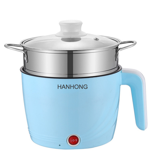 Hanhong 1.5L mini Electric multifunction anti-scald korean noodle kettle POT with KC