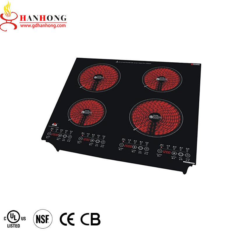 High Quality Powered Induction Stove 4 Burner Plate Infrared Multi Cooker