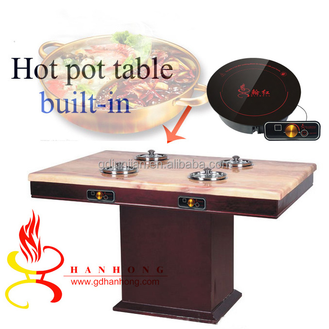 Shabu Restaurant Induction Cooker For Hot Pot 195mm outer control