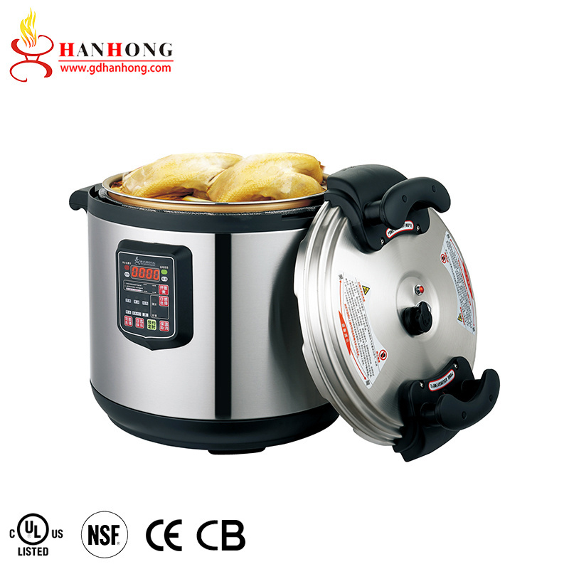 Best Sellers Stainless Steel 17L 21L 25L 33L 45L 55L 65L Industrial Multi Electric Arabic Rice Pressure Cooker