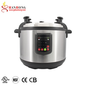 Low Price Industrial Gas Stainless Commercial Type 17L 21L 25L 33L 45L 55L 65L 50 Liters Electric Pressure Cooker