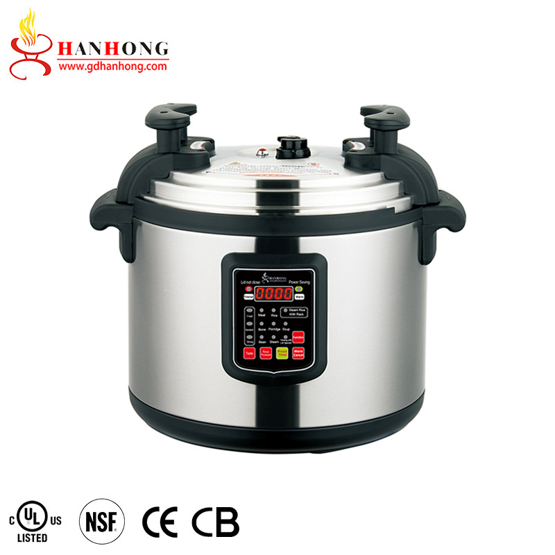 Best Sellers Stainless Steel 17L 21L 25L 33L 45L 55L 65L Industrial Multi Electric Arabic Rice Pressure Cooker