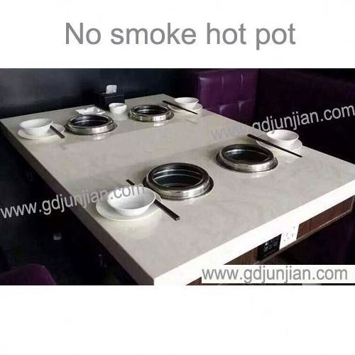 Wholesale Stainless steel outdoor Korean camping hot pot table