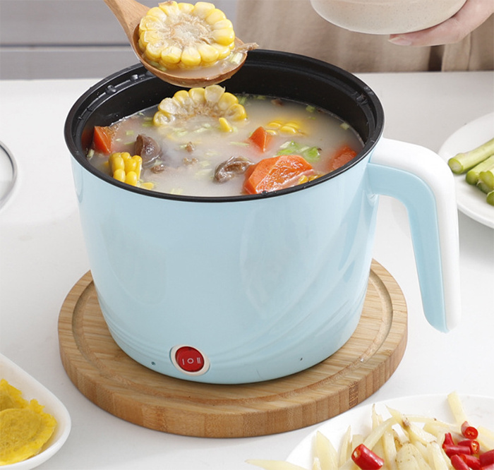 Hanhong 1.5L mini Electric multifunction anti-scald korean noodle kettle POT with KC