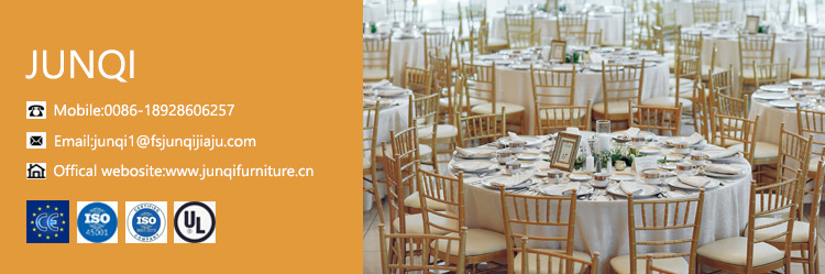 Junqi tiffany chavari chairs tables and chivari Chairs For Events Banquet Party Manufacture wedding chiavari chairs