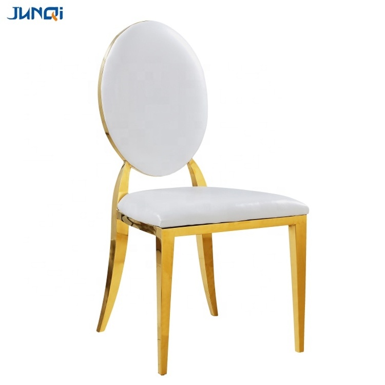 Hot Sale Cheap Price restaurant Gold Stainless Steel Banquet Chair Modern hotel furniture Wedding Event chairs