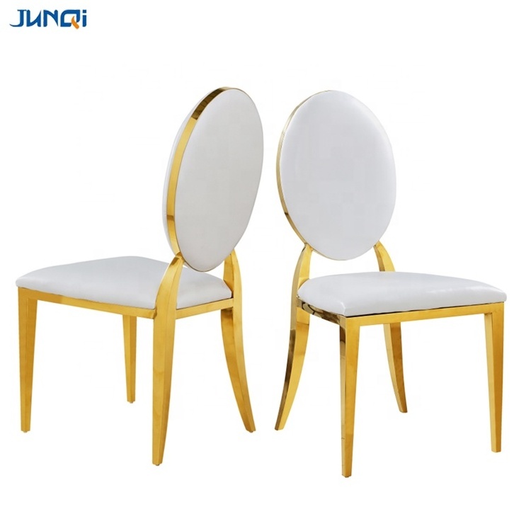 Hot Sale Cheap Price restaurant Gold Stainless Steel Banquet Chair Modern hotel furniture Wedding Event chairs