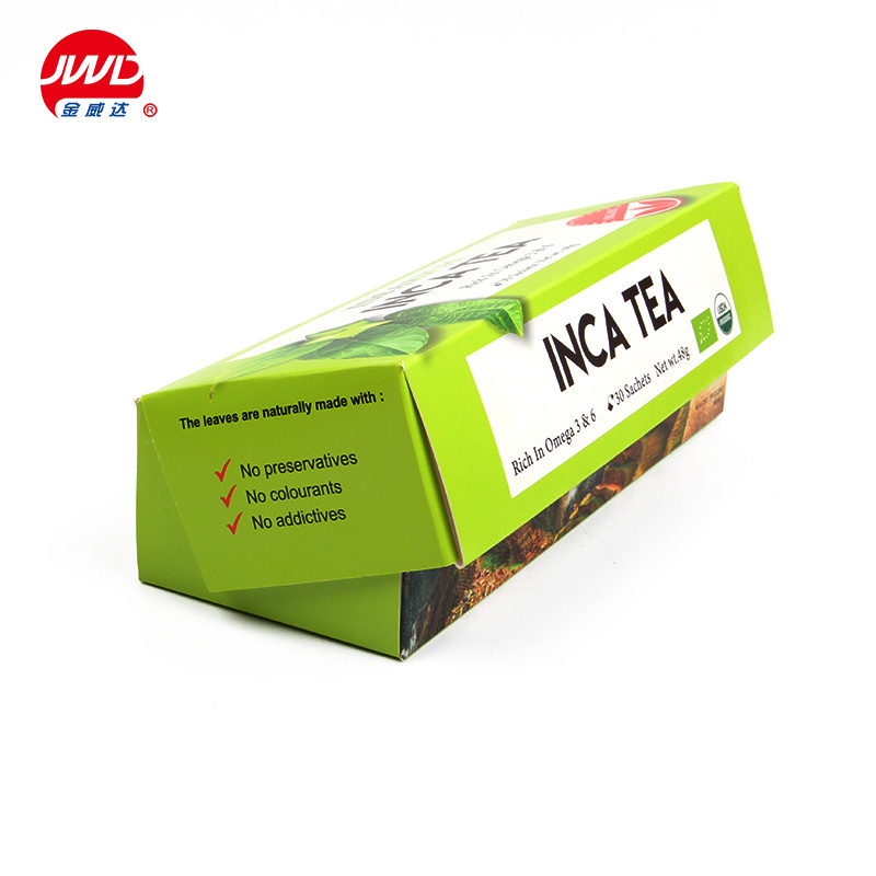 Customized printing gift paper tea bag packaging box